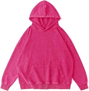 Sudadera con capucha de lavado ácido de estilo callejero para hombre de diseñador 2025, ropa de hombre bordada, estampado Digital, cuello con capucha de patrón sólido para invierno - Product Image 5
