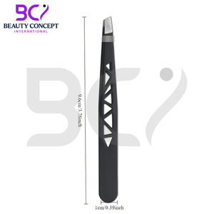 Premium Eyebrow Tweezers Slanted Tip Stainless Steel <b>Precision</b> <b>Tool</b> for Facial Hair Removal & Eyebrow Shaping - Product Image 4