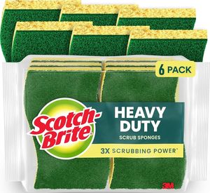 ฟองน้ำขัดทำความสะอาดแบบหนา Scotch-Brite แพ็ค 6 ชิ้น - Product Image 1