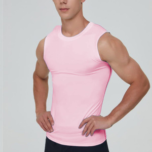 Chemises d'entraînement sportif Singlet Poids du tissu 180 grammes Accepter Tissu personnalisé OEM Logo d'entraînement personnalisé O Neck Blank - Product Image 2