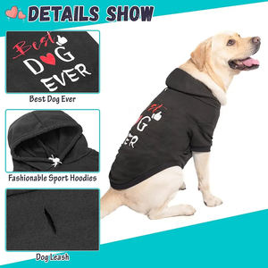 <span class=keywords><strong>Dog</strong></span> Hoodie Beste Kleidung für Hunde aller Zeiten mit weichem Material und Leinen loch Stilvoller auffälliger Hunde pullover für kleine Mittel - Product Image 6