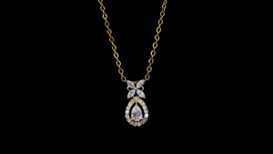 Collar con Colgante de Diamante Cultivado en Laboratorio Everyday Radiance para Mujer, Ligero y Elegante, Corte Marquesa y Pera, Joyería Fina al por Mayor - Product Image 4