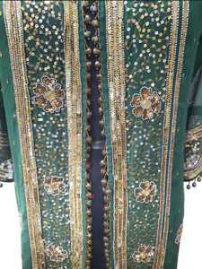 Tendencia Vintage viejo Kimono Boho de pesado bordado un largo vestido para ella - Product Image 2