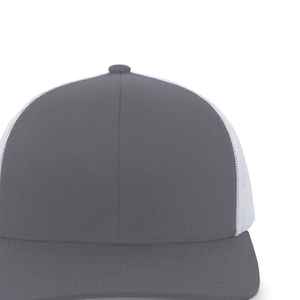 2025 verano transpirable de alta calidad ajustable Unisex lona cinco paneles cuerda sombrero para correr parche de PVC personalizado gorra de béisbol plateada - Product Image 4