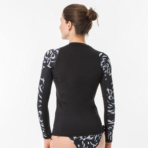 Long Sleeve <b>Printed</b> <b>Surf</b> Sports Rash Guard Shirt Top UPF 50+ Swimming Surfing Rash Guard for Women - Product Image 4