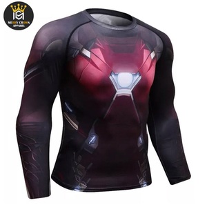 เสื้อแรชการ์ดสำหรับผู้ชายวัสดุแท้แบบซับลิเมชันต่ำ - Product Image 2