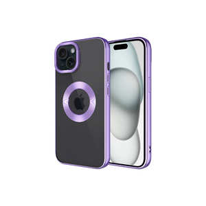 Funda de Silicona Lilac de la Serie Omega de Netzy SAFA para iPhone 15 13 Pro Max - Protección de Cámara y Ventana con Logotipo Personalizado - Product Image 1