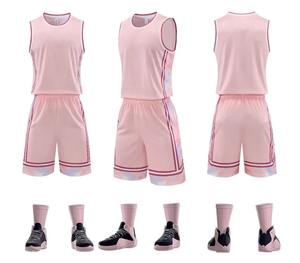 Uniforme de basket-ball imprimé de qualité supérieure, sublimation 3D, séchage rapide, uniformes d'équipe, tendance personnalisée, vente en gros de maillots de basket-ball - Product Image 4