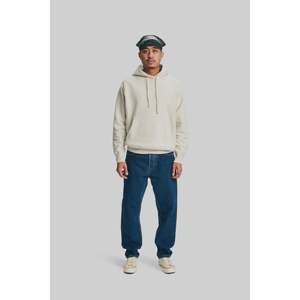 Sweat-shirt à capuche streetwear délavé gris clair avec fermeture éclair, motif camouflage, en molleton bouclette vieilli, modèle 3008 - Product Image 4