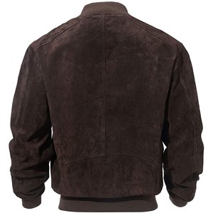 Vente en gros Bomber hommes veste toutes tailles couleur fabrication facteur prix fait pure peau d'agneau - Product Image 2