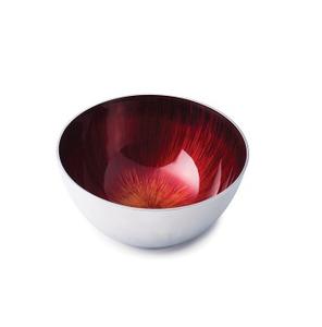 Cuenco para servir de ensalada y frutas de Color esmaltado púrpura de aluminio de nuevo estilo, cuencos para servir de Mesa para el hogar y el Hotel de forma redonda - Product Image 6