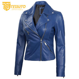 100% <b>Real</b> <b>Leather</b> Women's <b>Jacket</b> New Casual & Stylish Biker Genuine <b>Leather</b> <b>Jacket</b> in Premium Packaging - Product Image 1