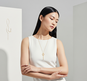 Haute Qualité Certifié Minimaliste Lien Chaîne Collier Femmes Unisexe Moderne Or Rhodium Plaqué Pendentif Usage Quotidien Bijoux Cadeau - Product Image 4