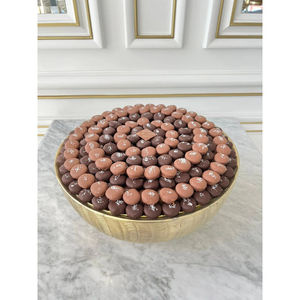 Nouveau bol à chocolat rond en métal poli moderne pour servir le chocolat et l'utilisation en restaurant/sur table lors de fêtes - Product Image 4