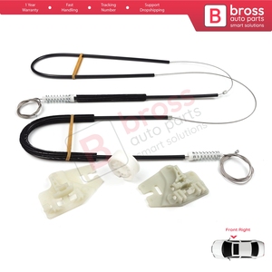 BWR488 Kit de reparación de regulador de ventana puerta delantera derecha para 3 Series E46 1998-2001 4/5 puerta pre-facelift 51337020660 - Product Image 4