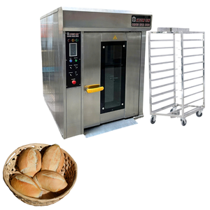 Four rotatif diesel électrique Four rotatif à 8 plateaux pour boulangerie avec moteur Altuntop Trolley Four 1Hp 20Kw/H Fabricant pour pâtisserie - Product Image 1