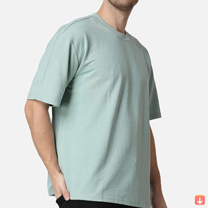 Microfibre nouveau Style 2024 à la mode hommes T-shirts goutte épaule séchage rapide personnaliser tricot t-shirts en haute qualité oem - Product Image 6