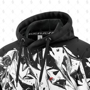 Sweat à capuche pour homme OEM, hiver, 100% coton, uni, teinture unie, coupe ample, poche, tissu léger et respirant, écologique - Product Image 6