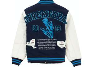 เสื้อแจ็กเก็ตบอมเบอร์ทีมเบสบอลมีฮู้ดผ้าแคนวาสสำหรับฤดูหนาว - Product Image 2