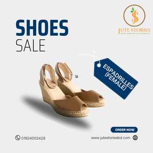 Espadrilles de qualité supérieure au design unique, très confortables, respectueuses de l'environnement, spécialement conçues pour les filles du Bangladesh - Product Image 5