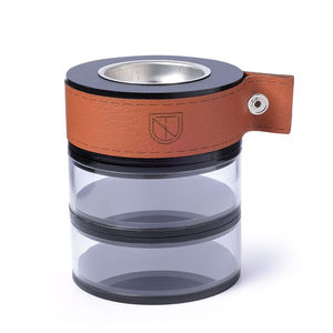 ArtisanVibe Portable Écologique Durable Acrylique Brûleur D'encens Poignée En Cuir-Plateau Bakhoor pour Voyage Premium Oud Frankincense - Product Image 6