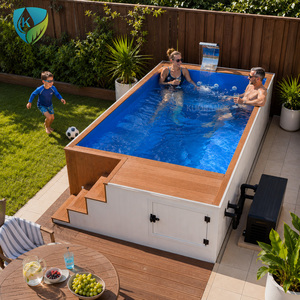 Piscina Prefabricada Modular de Gran Tamaño a Precio de Fábrica, Piscina Contenedor Prefabricada, Piscina Contenedor para Exteriores - Product Image 5