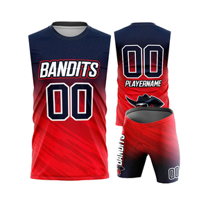 Custom Sublimation Plus Size 7v7 Football Uniform Set Men Adults Breathable Quick Dry Anti-Bacterial Jerseys Shorts Team - Product Image 4