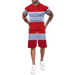 Novedad de verano 2025, conjuntos de pantalones cortos informales para hombre, camiseta de manga corta, pantalones cortos, conjunto de chándal sólido, ropa de marca para hombre, conjuntos de 2 piezas - Product Image 2