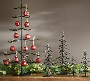 Nueva llegada elegante adornos navideños personalizados soporte de calcetín de Metal árboles rústicos diseño chimenea estilo caramelo regalo hogar - Product Image 6