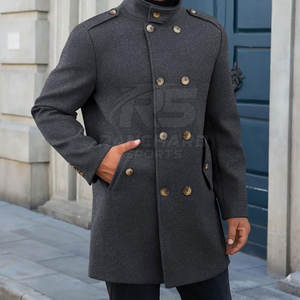 Men Long <b>Coat</b> Stylish Warm Office Winter <b>Coat</b> Men Long <b>Coat</b> Modern Fashion Outdoor Outerwear Men Long <b>Coat</b> - Product Image 3