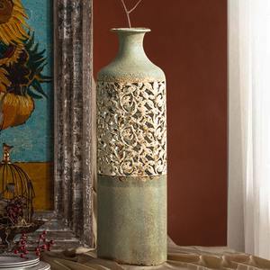 Florero y macetas de Metal pulido mate de lujo elegante para decoración del hogar Decoración de mesa Suministros de decoración de lujo para el hogar - Product Image 5