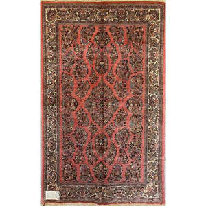 Alfombra persa Sarough única de su tipo, 8'4 x 5'1 - Product Image 1