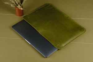 Sac professionnel classique en cuir véritable Portable léger pour ordinateur portable pour le travail de bureau Voyage et GLS-0354 de protection - Product Image 6