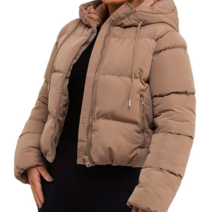 Chaqueta acolchada personalizada para hombres y mujeres Abrigo de invierno acolchado cálido Prendas de abrigo ligeras MOQ bajo Precio al por mayor - Product Image 2