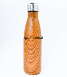 Botella de madera hecha a mano única para compradores ecológicos Frasco reutilizable de aspecto rústico para uso diario de regalos Tradebyd - Product Image 1