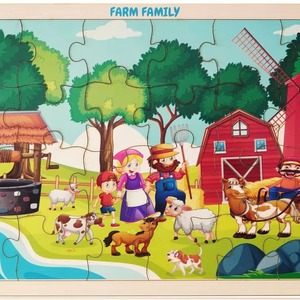 จิ๊กซอว์ไม้สำหรับครอบครัวเพื่อการศึกษา - Product Image 1