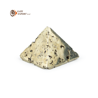 Pirámide de peruvianpirita de Perú, piedra NATURAL artesanal, buena fortuna y energía, 100% peruano, amor, feliz, RELX