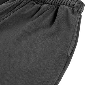 Pantalon de survêtement en molleton 100 % coton, léger, écologique, de qualité supérieure, avec logo personnalisé, taille à cordon de serrage, épaisseur moyenne, confort quotidien - Product Image 4
