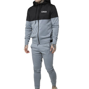 Survêtements d'entraînement sportif sur mesure pour hommes Survêtement d'hiver à motif solide en polyester 100% coton de haute qualité - Product Image 1