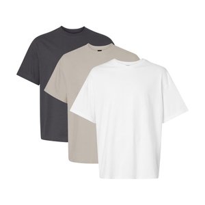 เสื้อยืดคอกลมแขนสั้นสำหรับผู้ชาย, เสื้อยืดคอกลมแขนสั้นผ้าคอตตอนปั่น100% - Product Image 1