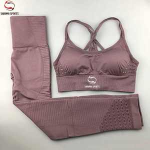 Ropa de Gimnasio para Mujer, Conjuntos de Yoga, Último Estilo, Conjunto de Yoga Informal para Mujer, Gran Venta, Conjunto de 2 Piezas, Ropa de Yoga - Product Image 1