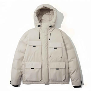 2025 New Xb Lightweight White Polyester Fiber Winter Hooded Breathable <b>Smart</b> <b>Casual</b> Warm Comfortable High-quality Customized - Product Image 1