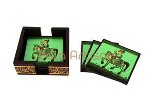 Posavasos de Resina Rústico Hecho a Mano Personalizable con Diseño Atractivo, Grabable para Bodas, Artículo Promocional - Product Image 5