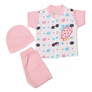 Combinaisons pour nouveau-nés garçons 3 pièces - Rose - Product Image 4