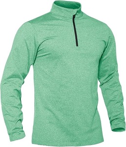 Couche intermédiaire en tricot demi-zip à col montant pour hommes conçue pour les kits de voyage d'affaires en automne et les fournitures d'entreprise haut de gamme - Product Image 3