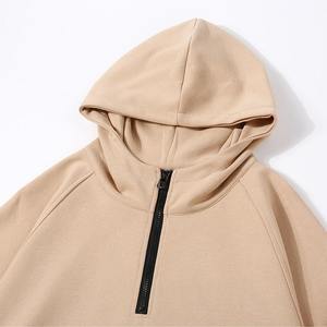 เสื้อฮู้ดมีซิปสำหรับผู้ชายเสื้อฮู้ดแบบมีซิปทำจากผ้าฝ้าย - Product Image 5