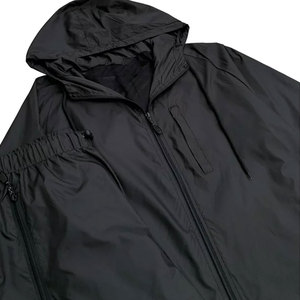 Ensemble coupe-vent d'hiver de haute qualité pour adultes, tailles plus, vestes avec pantalon confortable à taille haute, décontracté, 100% coton - Product Image 2