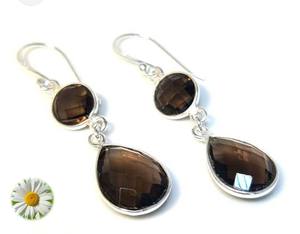 Awesome 925 Silver <b>Gold</b> Plated Dangle Earring Oval Shape Bezel <b>Set</b> 10X25mm Ocean Jasper Gemstone for Wedding Gift Trendy <b>Jewelry</b> - Product Image 2
