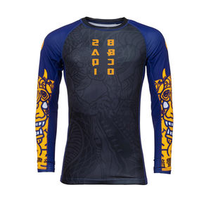 Fightwear MMA <b>Rashguard</b> No Gi <b>BJJ</b> Rash Guard for Brazilian Jiu Jitsu & Mixed Martial Arts | Compression Shirt - Product Image 3