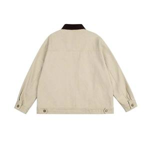 Wholesale Custom Cotton Canvas Casual Waterproof Plus Size <b>Workers</b> <b>Jacket</b> For Men - Product Image 3